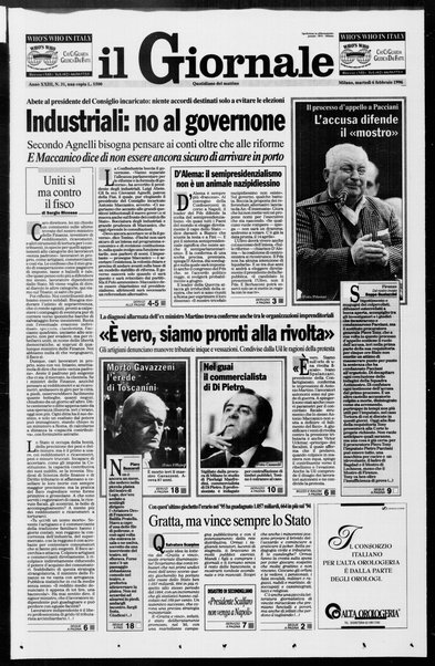 Il giornale : quotidiano del mattino